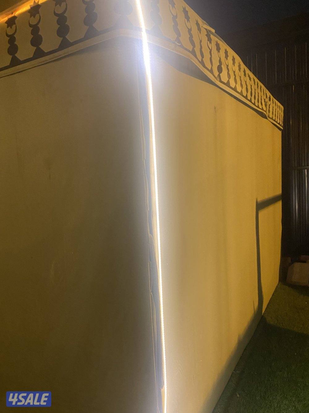 للبيع خيمة نظيفه جدا  مع 4/3 العرض 4 طول 3 فك وتركيب على المشتري1