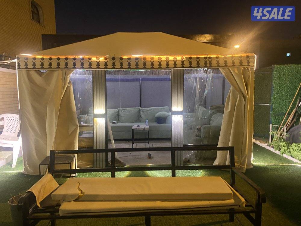 للبيع خيمة نظيفه جدا  مع 4/3 العرض 4 طول 3 فك وتركيب على المشتري2