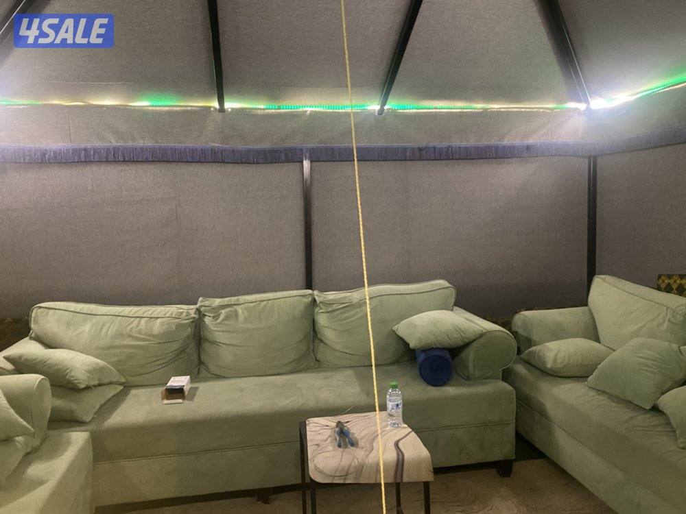 للبيع خيمة نظيفه جدا  مع 4/3 العرض 4 طول 3 فك وتركيب على المشتري3