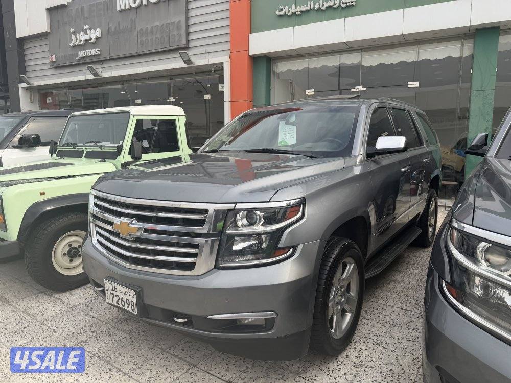 تاهو موديل 2019 عداد 118 الف كم وكالة الكويت الغانم فتحه شاشات خلفيه0