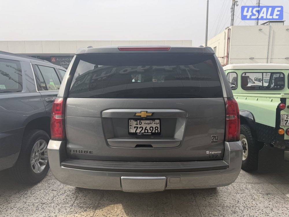 تاهو موديل 2019 عداد 118 الف كم وكالة الكويت الغانم فتحه شاشات خلفيه6