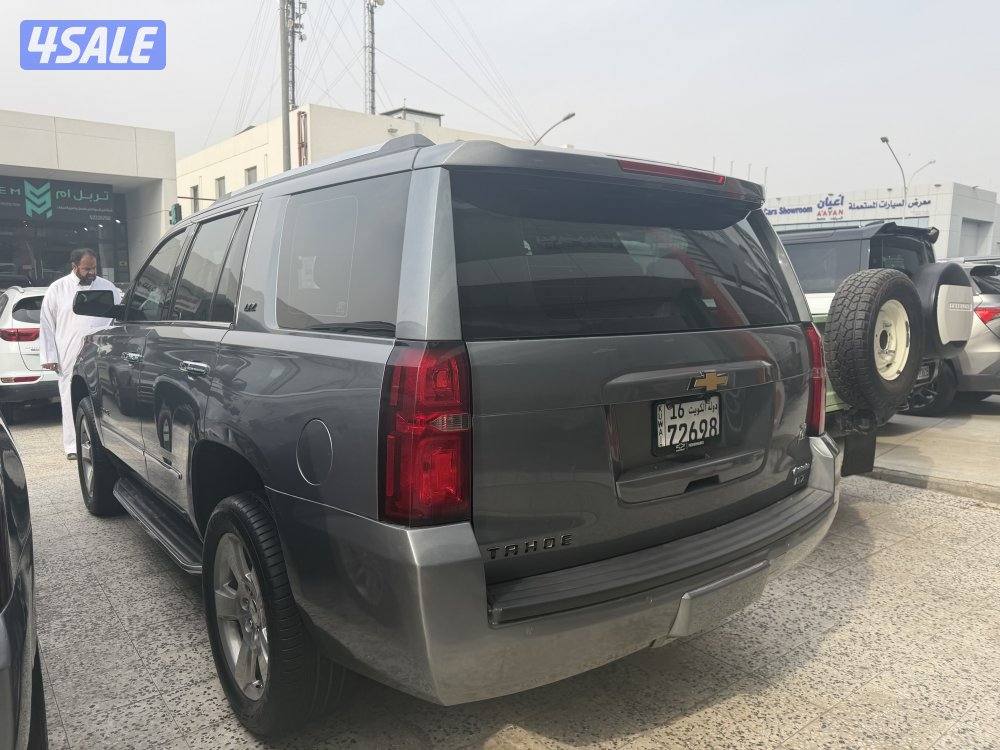 تاهو موديل 2019 عداد 118 الف كم وكالة الكويت الغانم فتحه شاشات خلفيه7