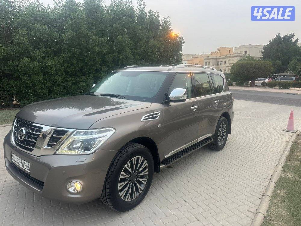 باترول بلاتنيوم موديل 2015 ماشي 140 سيرفسات وكاله0