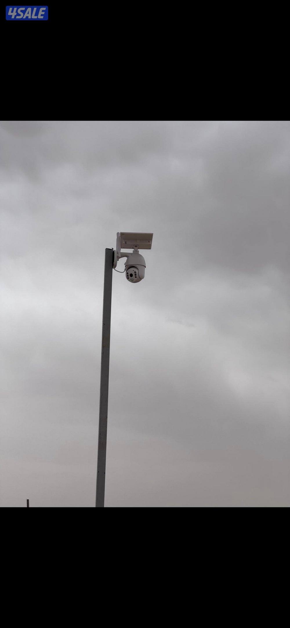 كاميرا طاقه شمسيه متحركه بجميع الاتجاهات صوت وصوره سبيكر مايك2