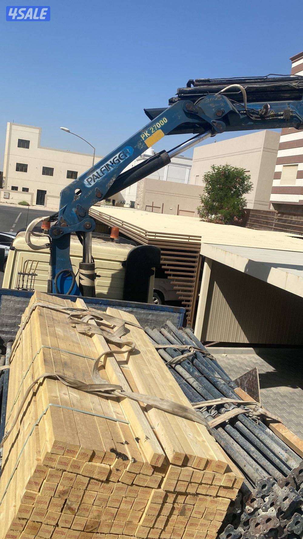 لوري كرين لتاجير ونقل جميع مواد البناء وقرف الكيربي3