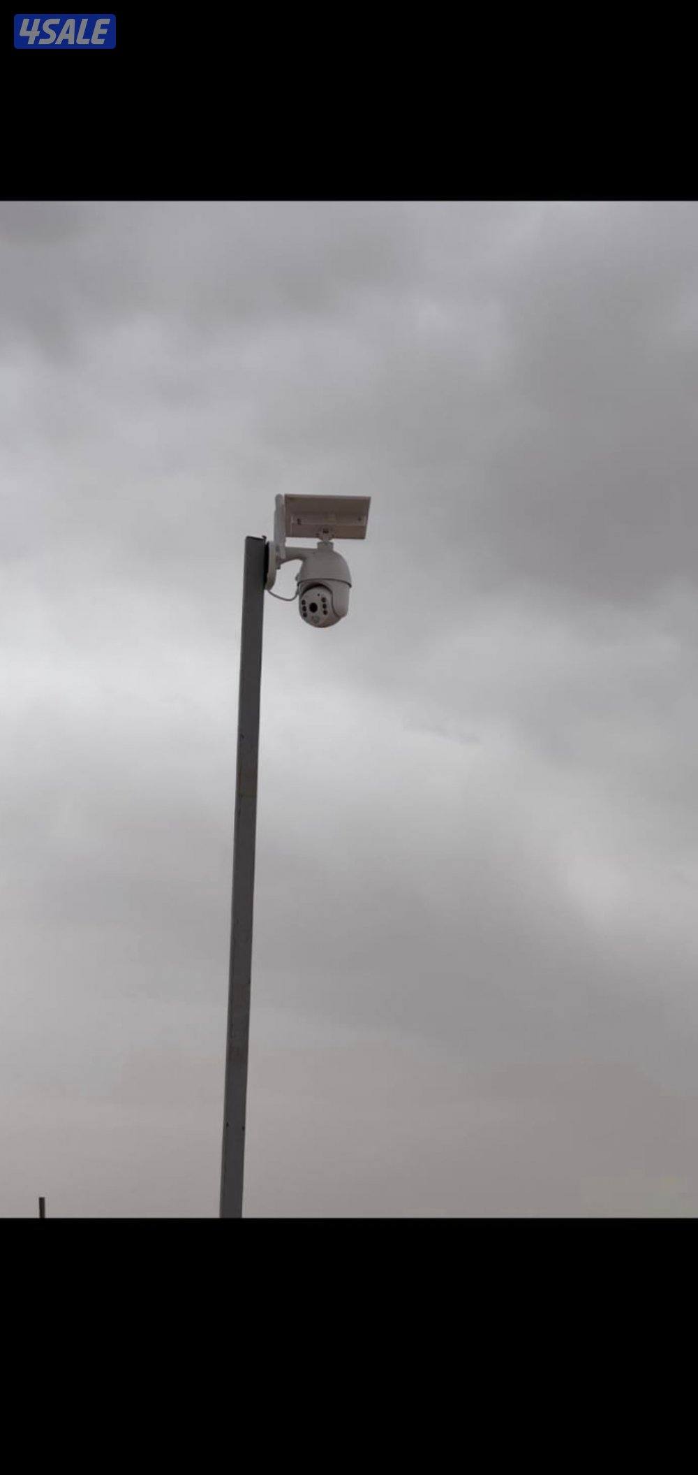 كاميرا طاقه شمسيه صوت وصوره سبيكر مايك متحركه بجميع الاتجاهات3