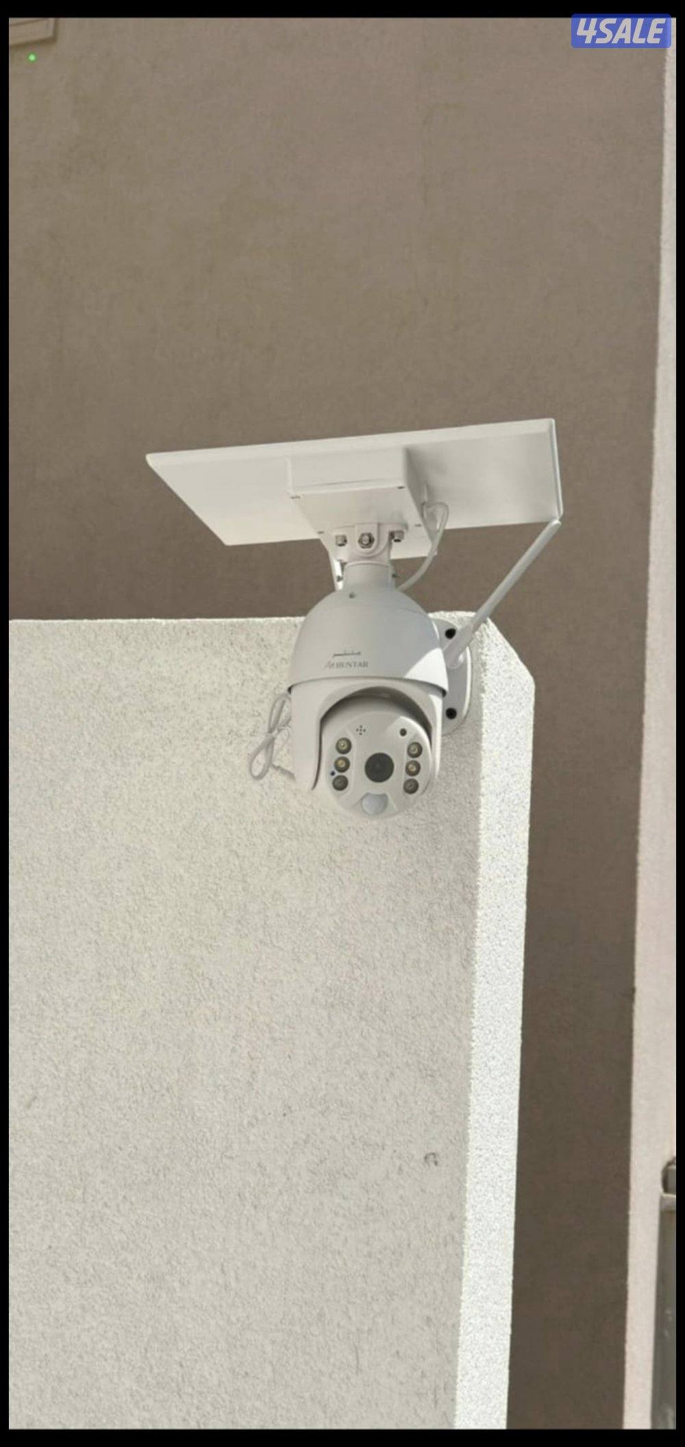 كاميرا طاقه شمسيه صوت وصوره سبيكر مايك متحركه بجميع الاتجاهات5