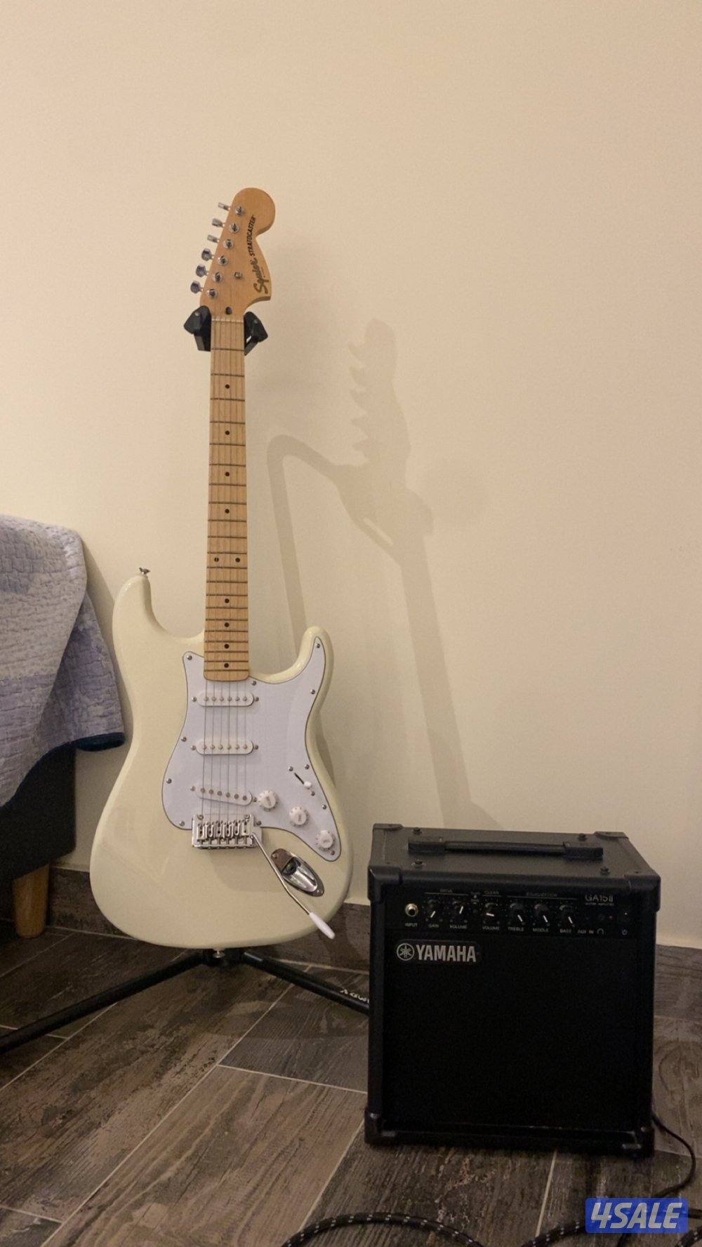 قيتار كهربائي فيندر استعمال خفيف وسماعة يماها حق استخدام القيتار2