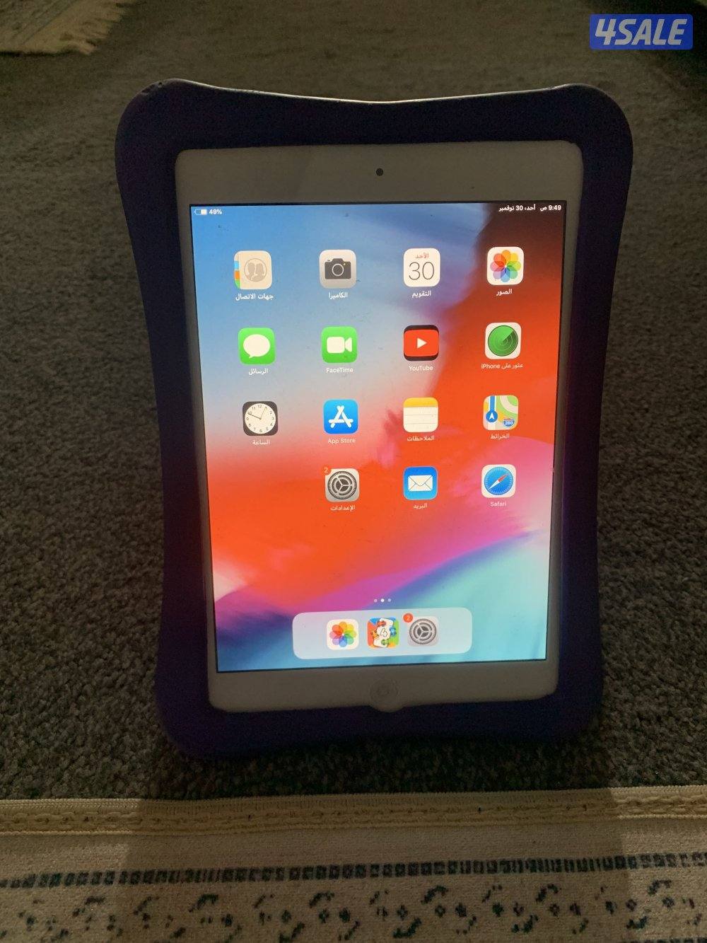 للبيع ايباد مني 2 مع كفر و واير شحن جديد4