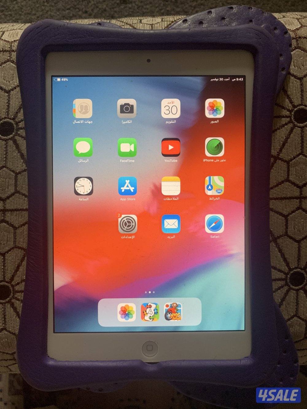 للبيع ايباد مني 2 مع كفر و واير شحن جديد5