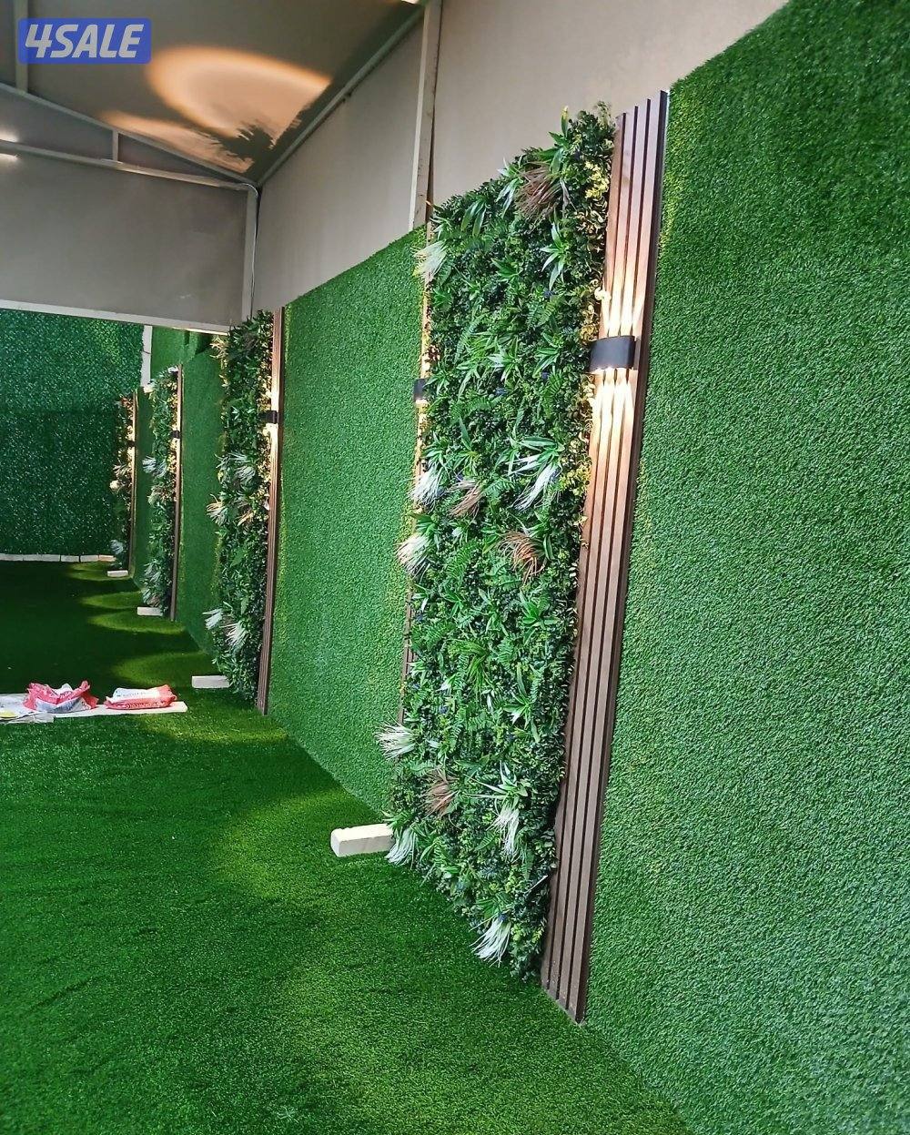 تنسيق وصيانة الحدائق تركيب ثيل طبيعي وثيل صناعي وزراعة الورود وقص الأش10