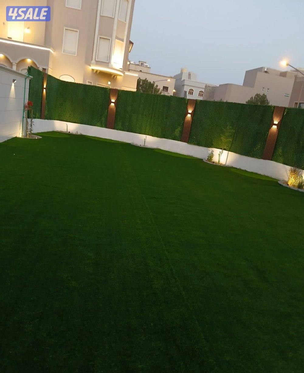 تنسيق وصيانة الحدائق تركيب ثيل طبيعي وثيل صناعي وزراعة الورود وقص الأش9