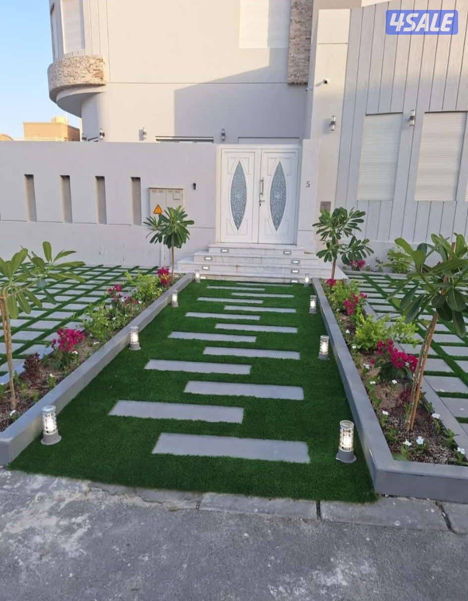 تنسيق وصيانة الحدائق تركيب ثيل طبيعي وثيل صناعي وزراعة الورود وقص الأش11