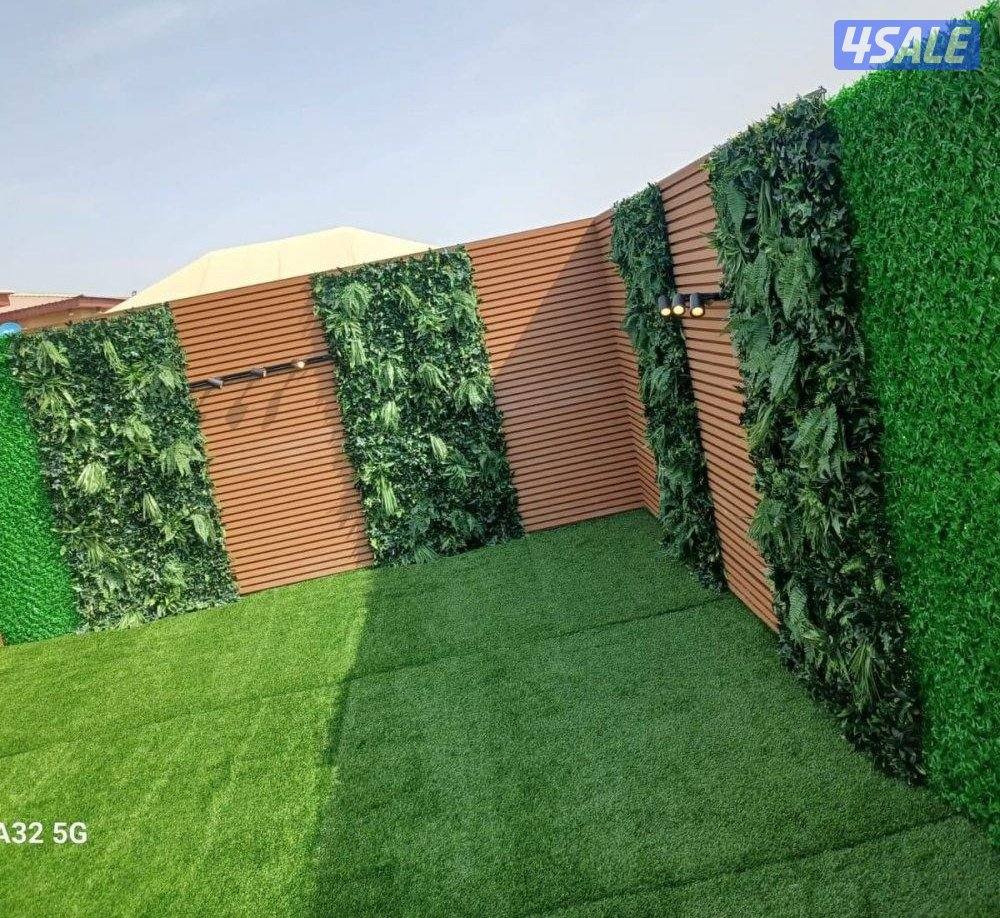 تنسيق وصيانة الحدائق تركيب ثيل طبيعي وثيل صناعي وزراعة الورود وقص الأش12