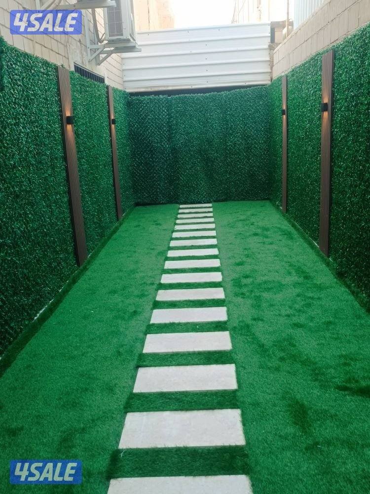 تنسيق وصيانة الحدائق تركيب ثيل طبيعي وثيل صناعي وزراعة الورود وقص الأش15