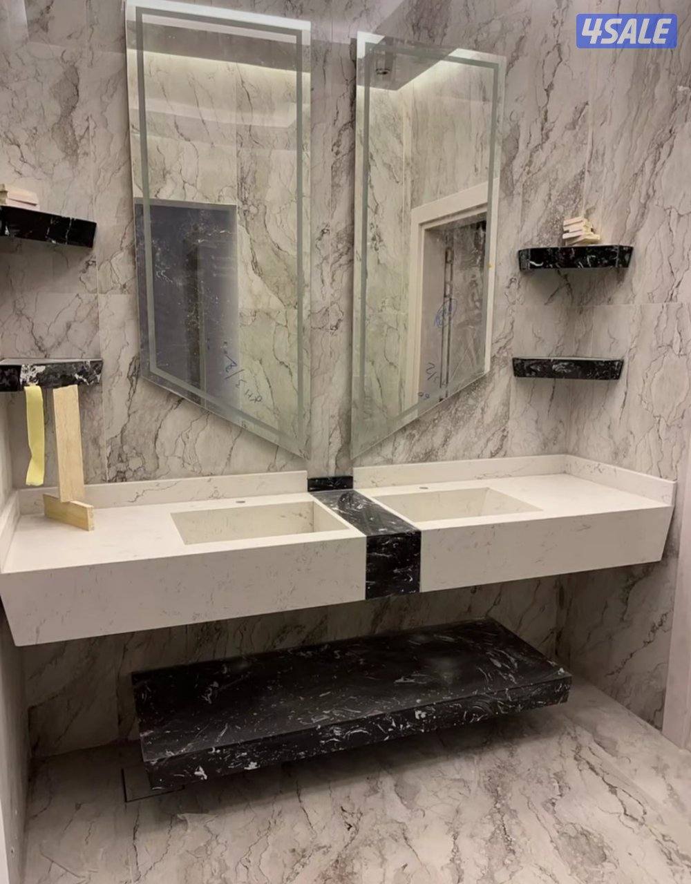 تفصيل مغاسل رخام طبيعي وصناعى حسب الطلب ابو هشام3