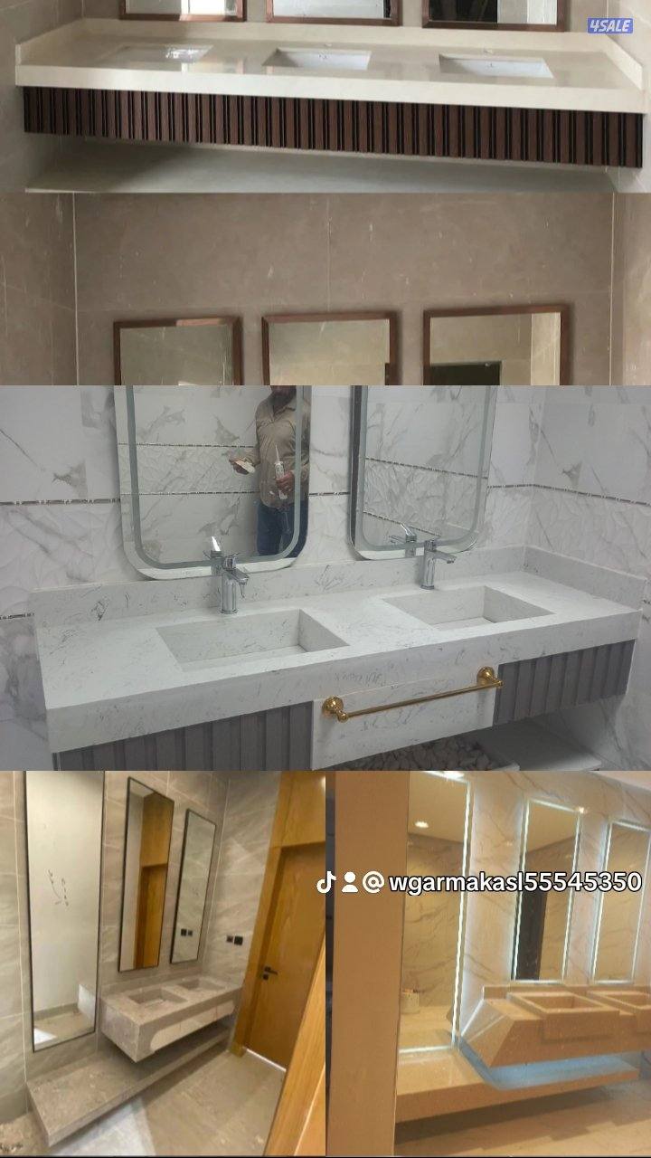 تفصيل مغاسل رخام طبيعي وصناعى حسب الطلب ابو هشام7