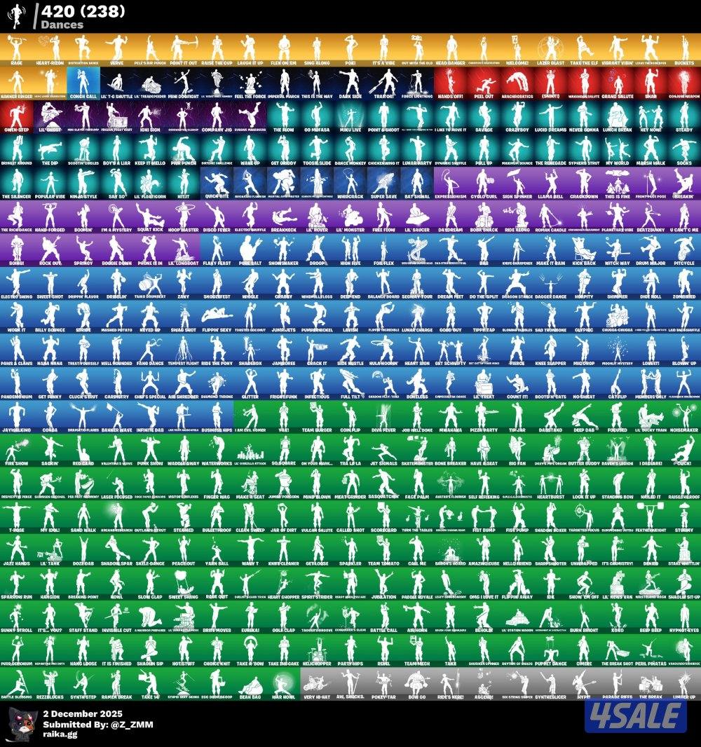 حساب فورت 543 سكن ونوادر وترافيس اساااسي4