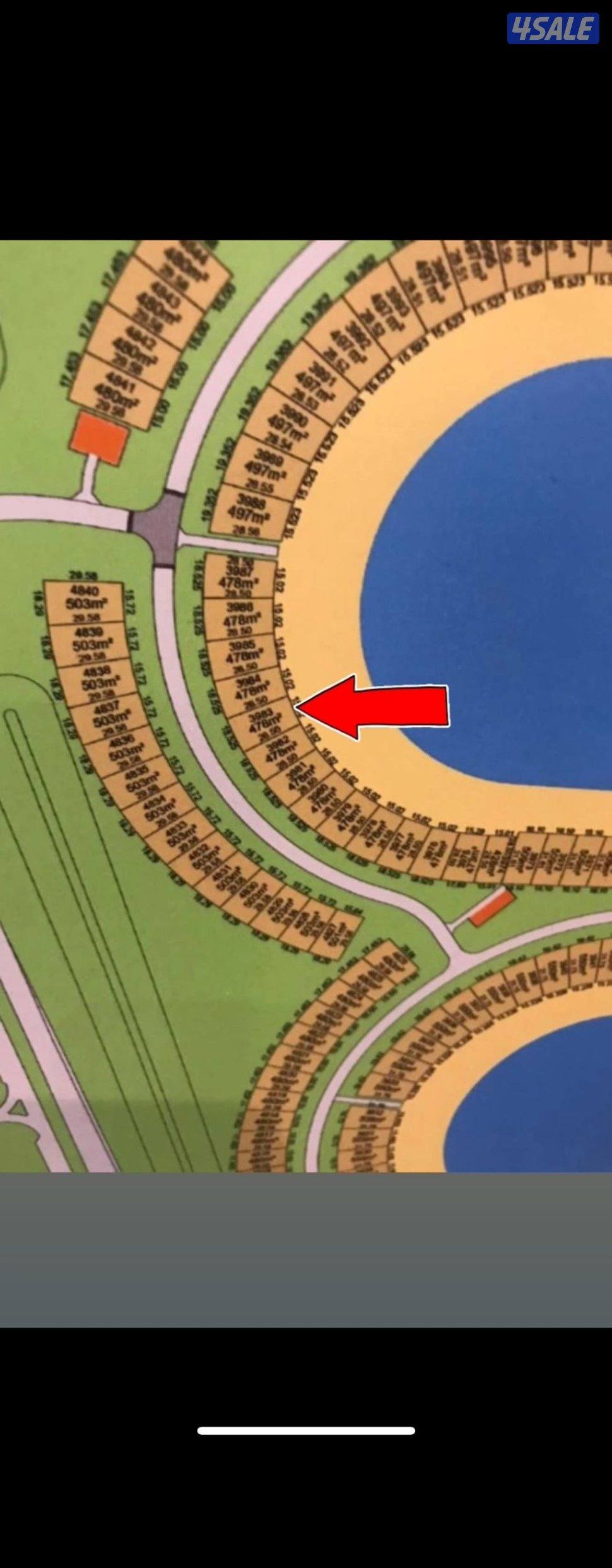 ازض للبيع واجهه شرقية0