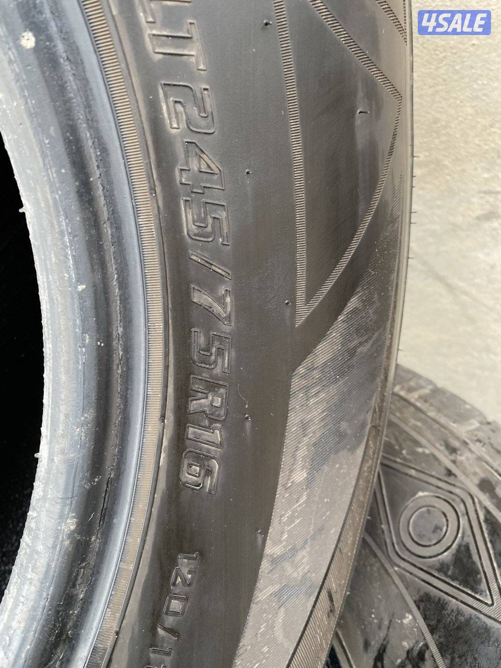 لبيع طقم تواير 16/75/245عدد40