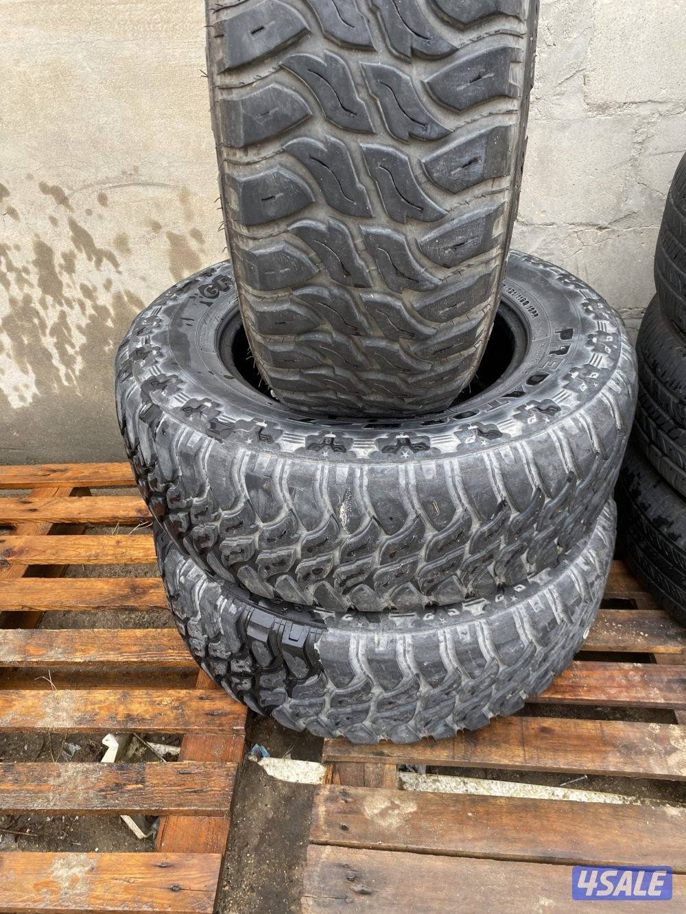 لبيع تو اير حجري مستعمل مقاس 17/70/265عدد 3حبات3