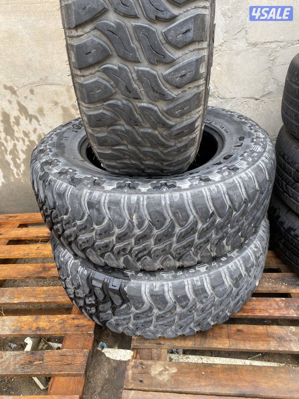 لبيع تو اير حجري مستعمل مقاس 17/70/265عدد 3حبات4