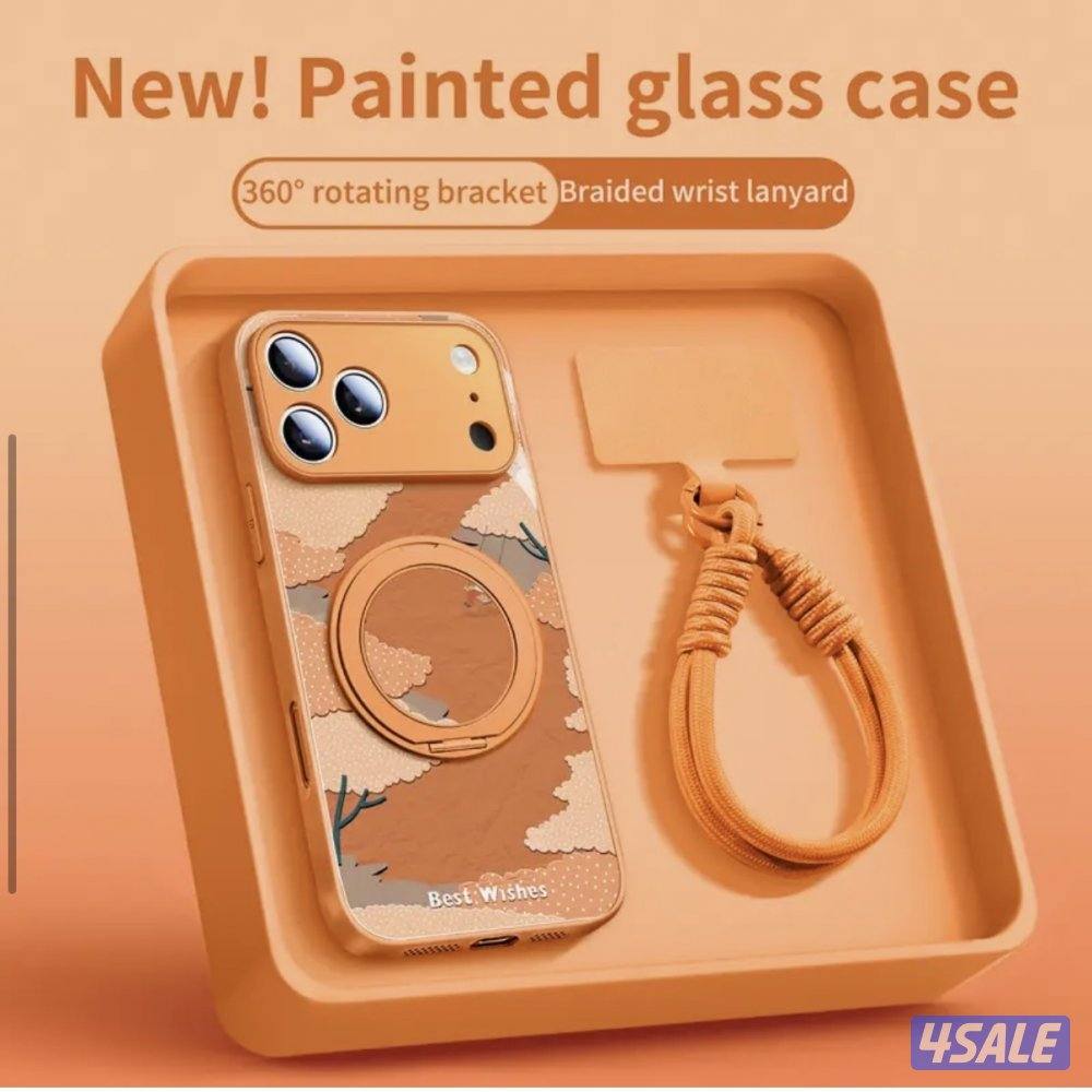 ساعه ابل + كفرات ايفون 17 برو + محفظة جلد تركب لجميع الهواتف3