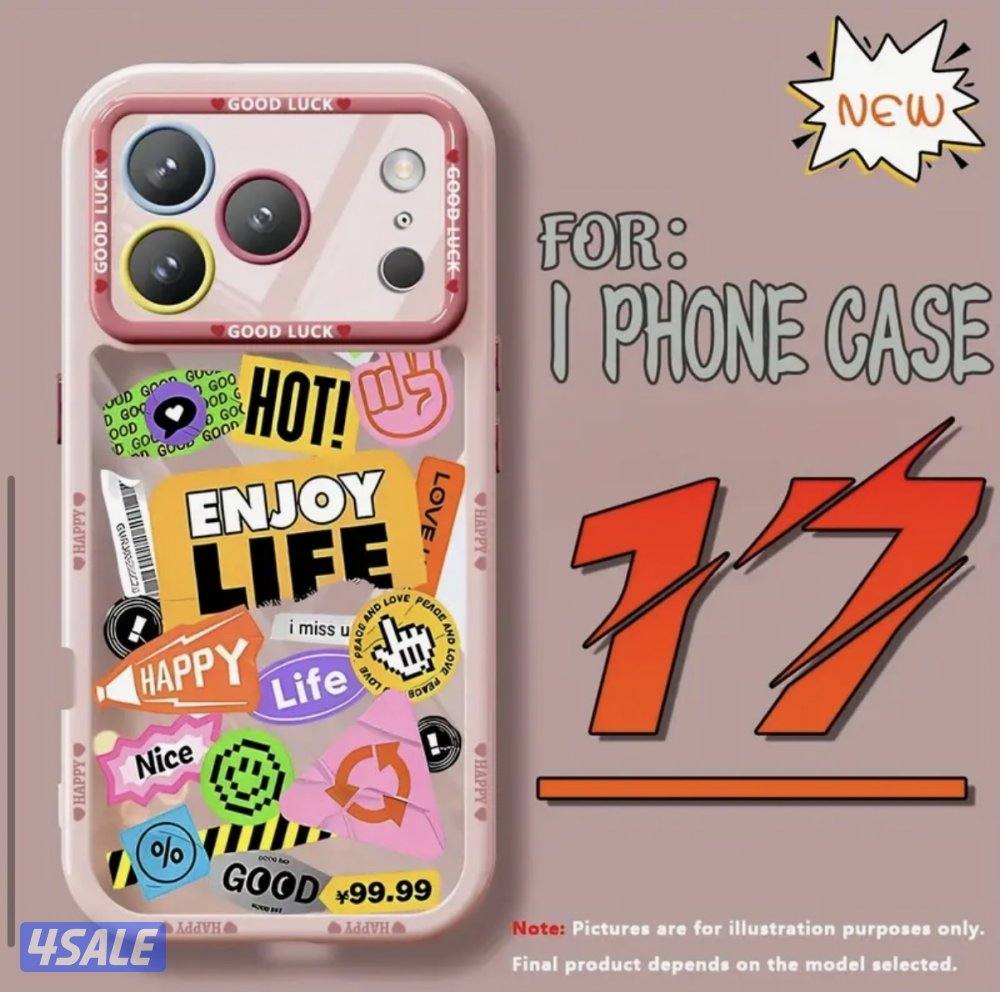 ساعه ابل + كفرات ايفون 17 برو + محفظة جلد تركب لجميع الهواتف8