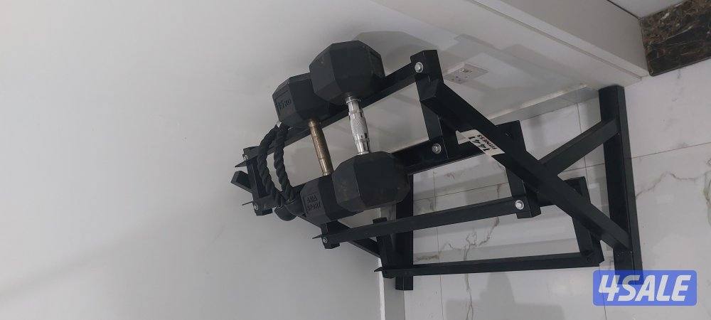 جهاز شامل+ ستاند اوزان+دامبل ١٥ كيلو+جهاز ظهر1