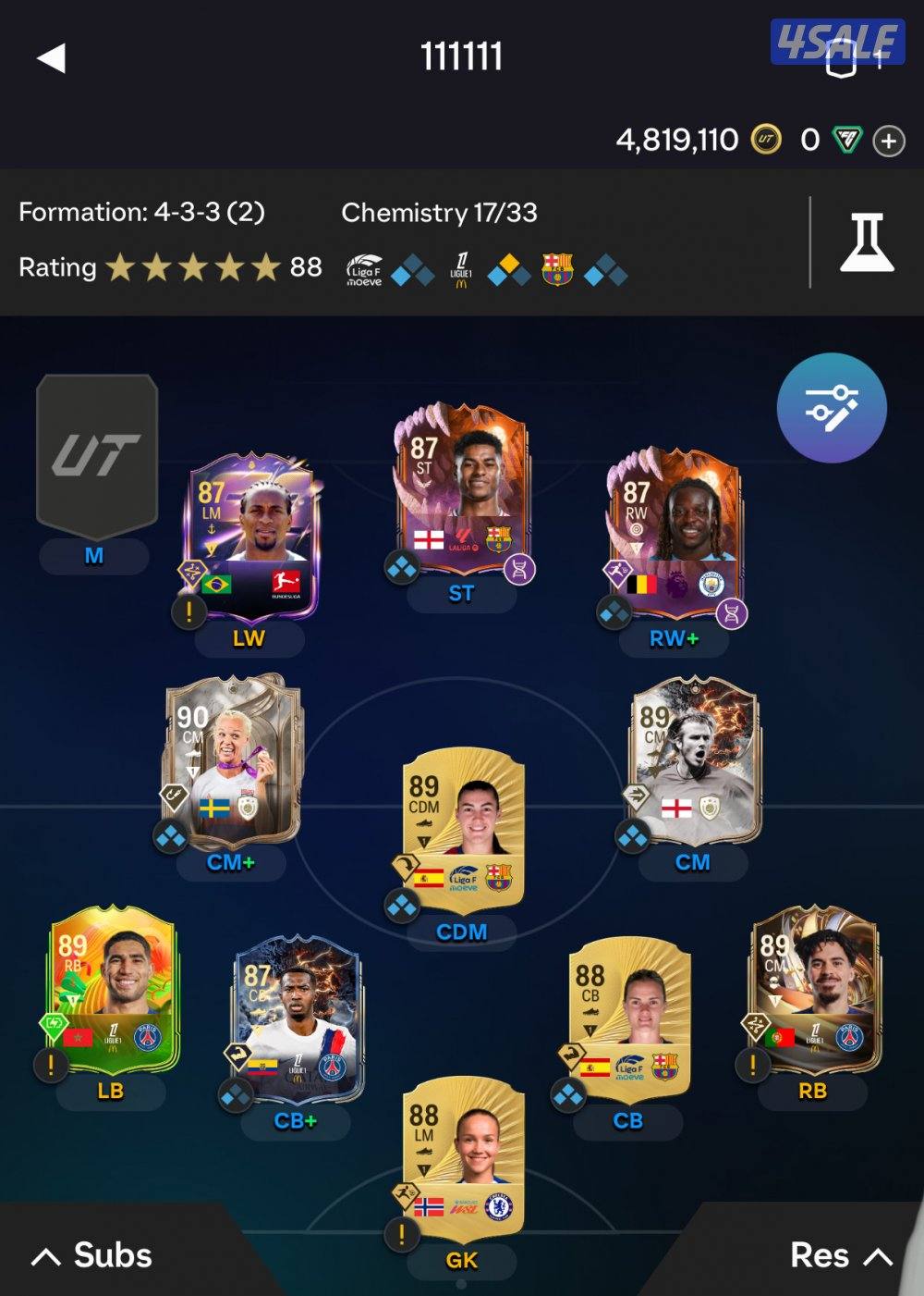 للبيع حساب فيفا252