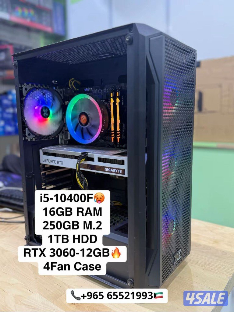 Gaming PC i5-12400F, RTX 3070Ti,Bundle12