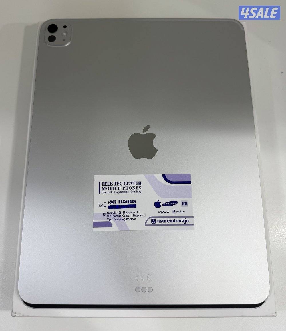 Apple iPad Pro13” M5 Chip, 12 GB RAM, 256GB Wifi Silver 1Day Used Only2