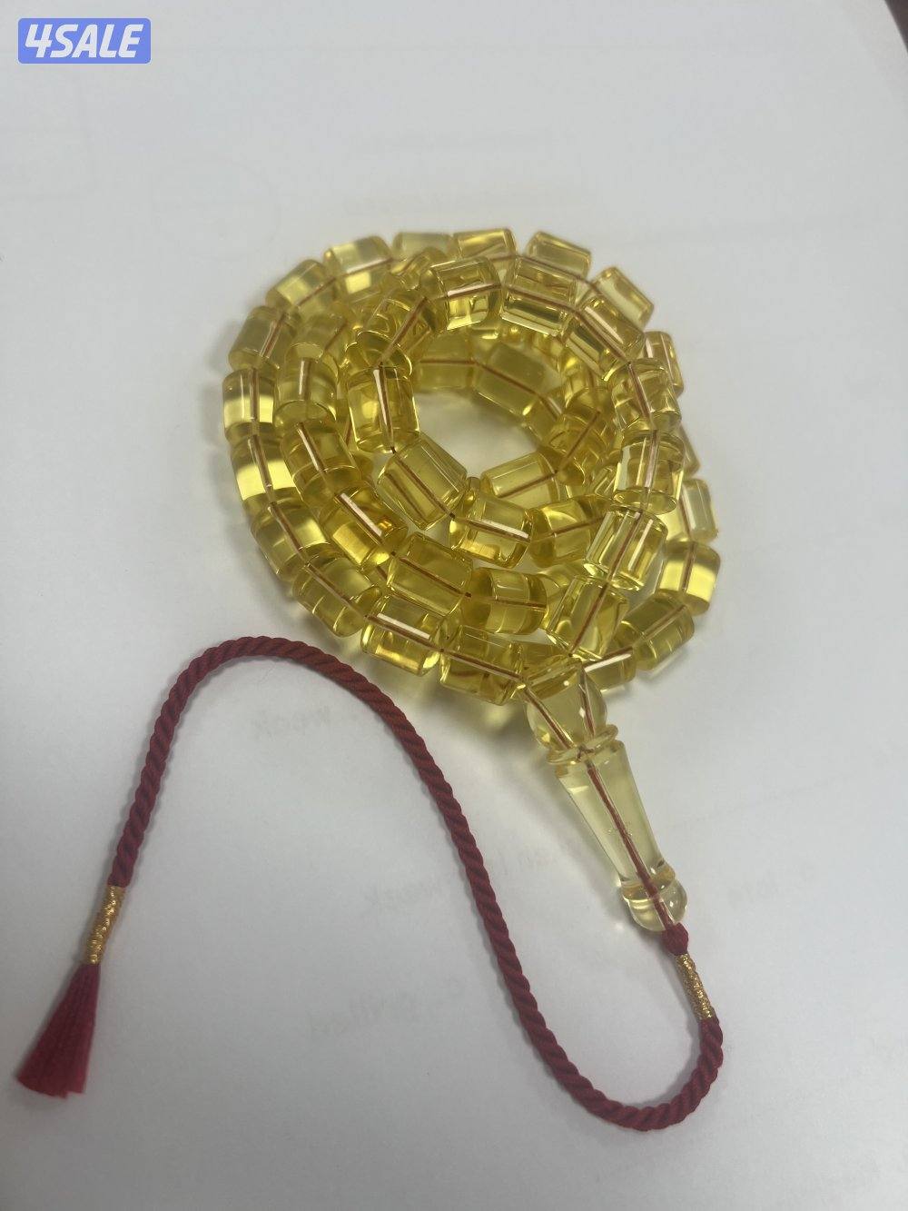 مسباح كهرب شفاف عسلي2