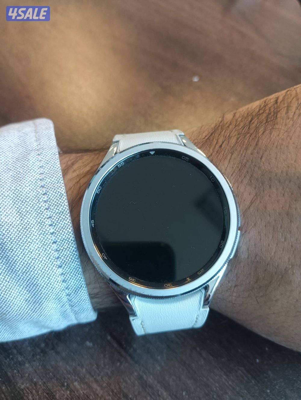 ساعه سامسونج 6 كلاسيك بشريحة samsung watch 6 classic 47mm lte silver1