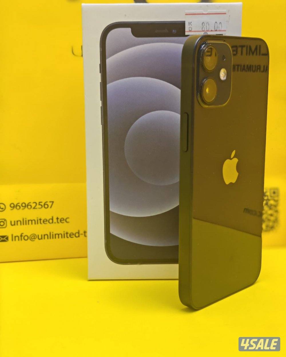 آيفون 12 ميني iPhone 12 mini 128GB Black0