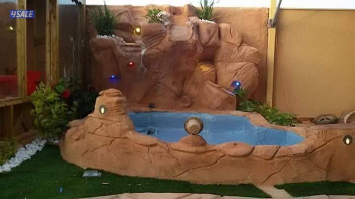 تنسيق حدائق.. و شلالات.. والنوافير.. وبرجولات. وبحيرات14