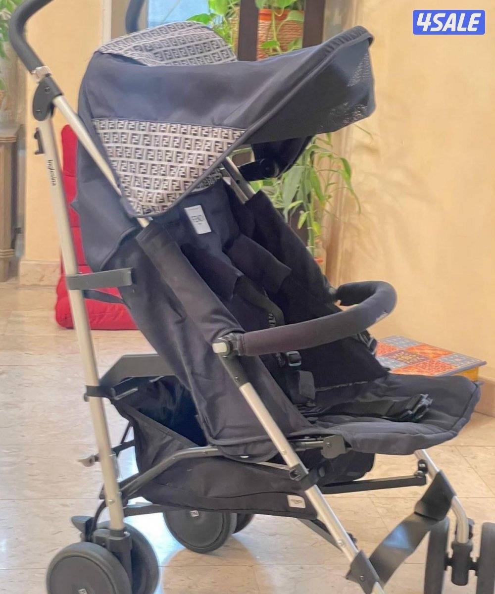 fendi baby stroller  عربانة اطفال فندي2