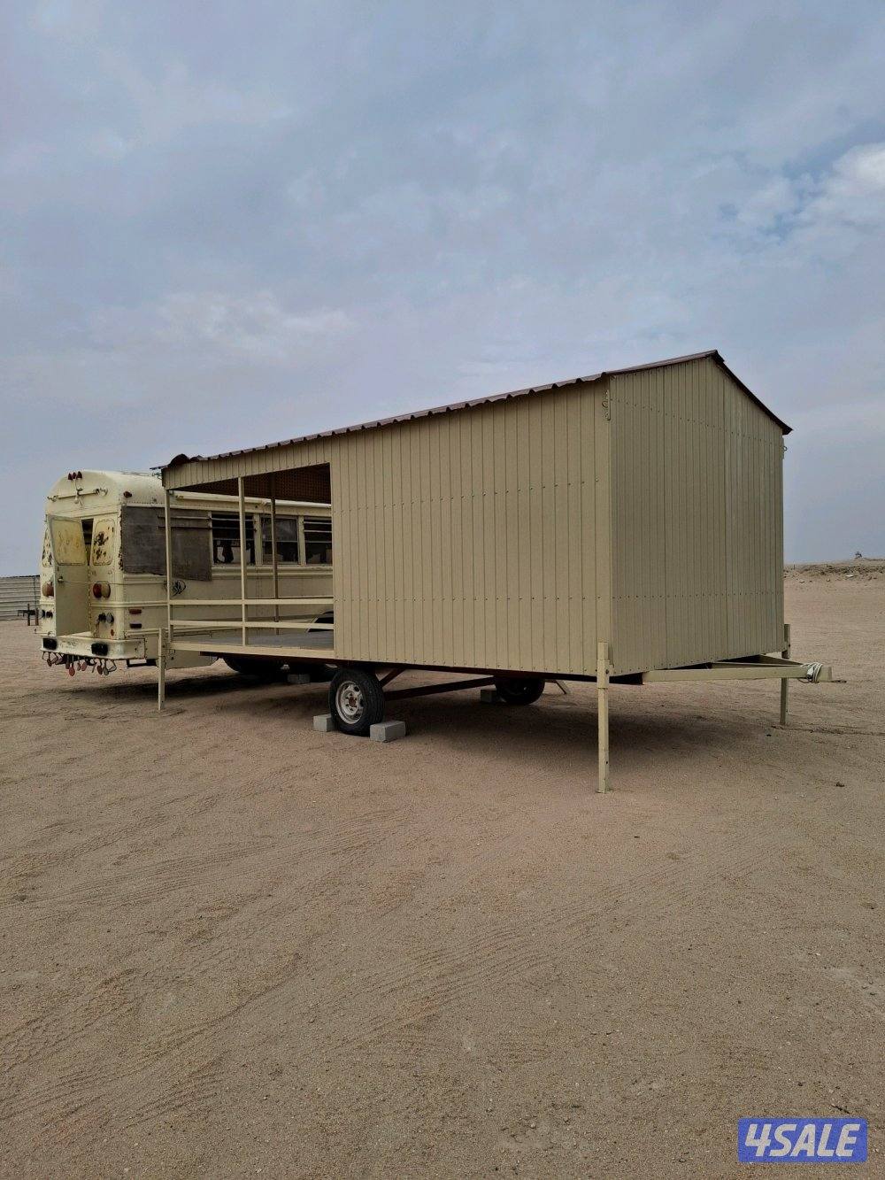 للبيع شاليه وكرفان باص ابوعرام العود7