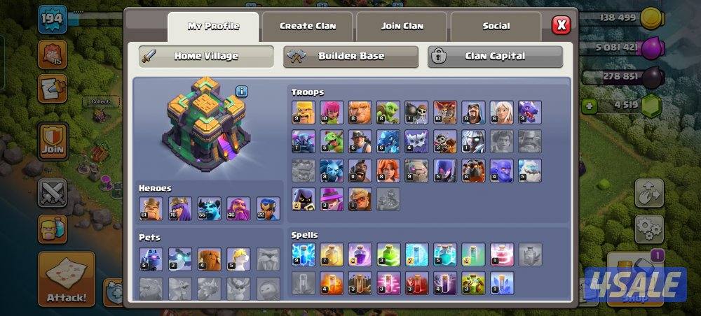 قريه كلاش تان 14/ clash of clans1