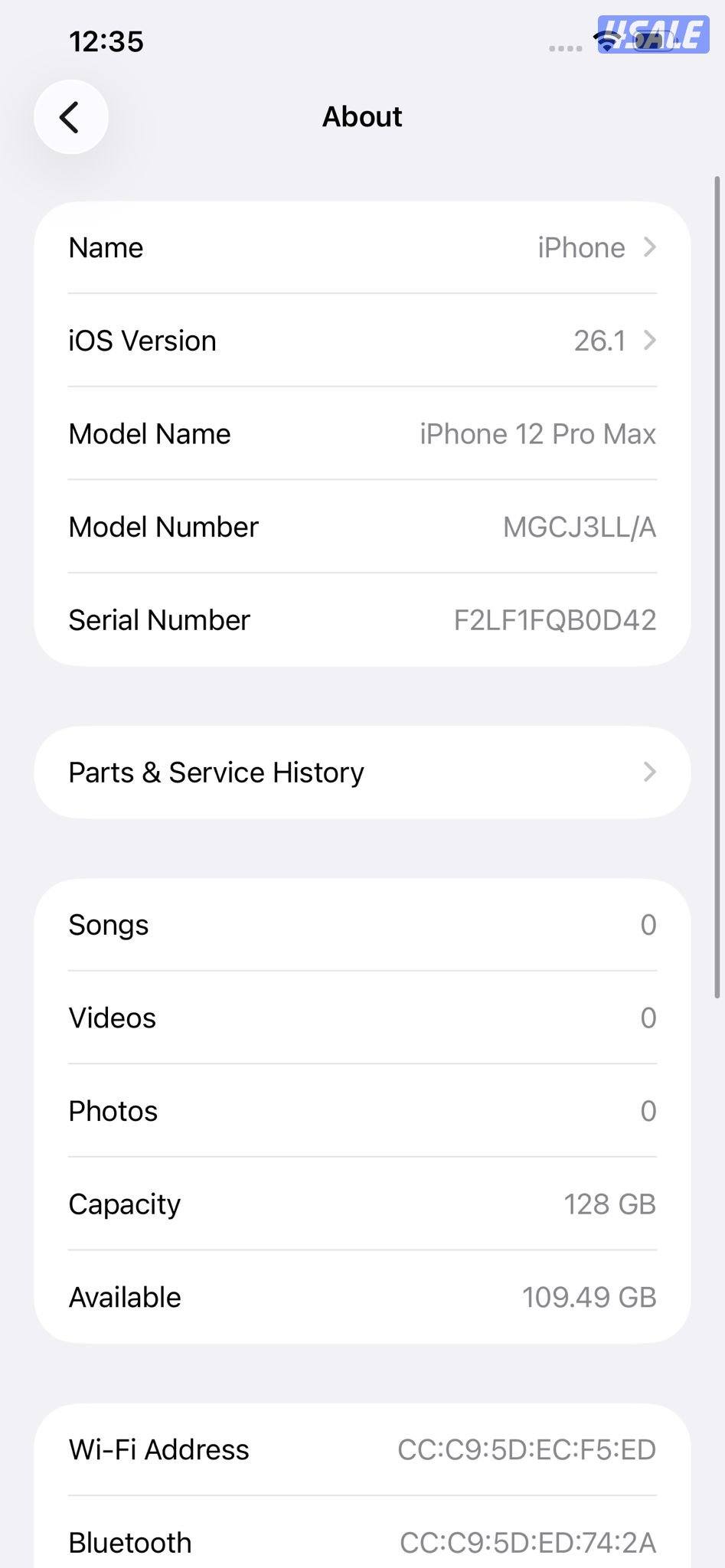 آيفون 12 برو ماكس iPhone 12 Pro Max 128GB Blue7