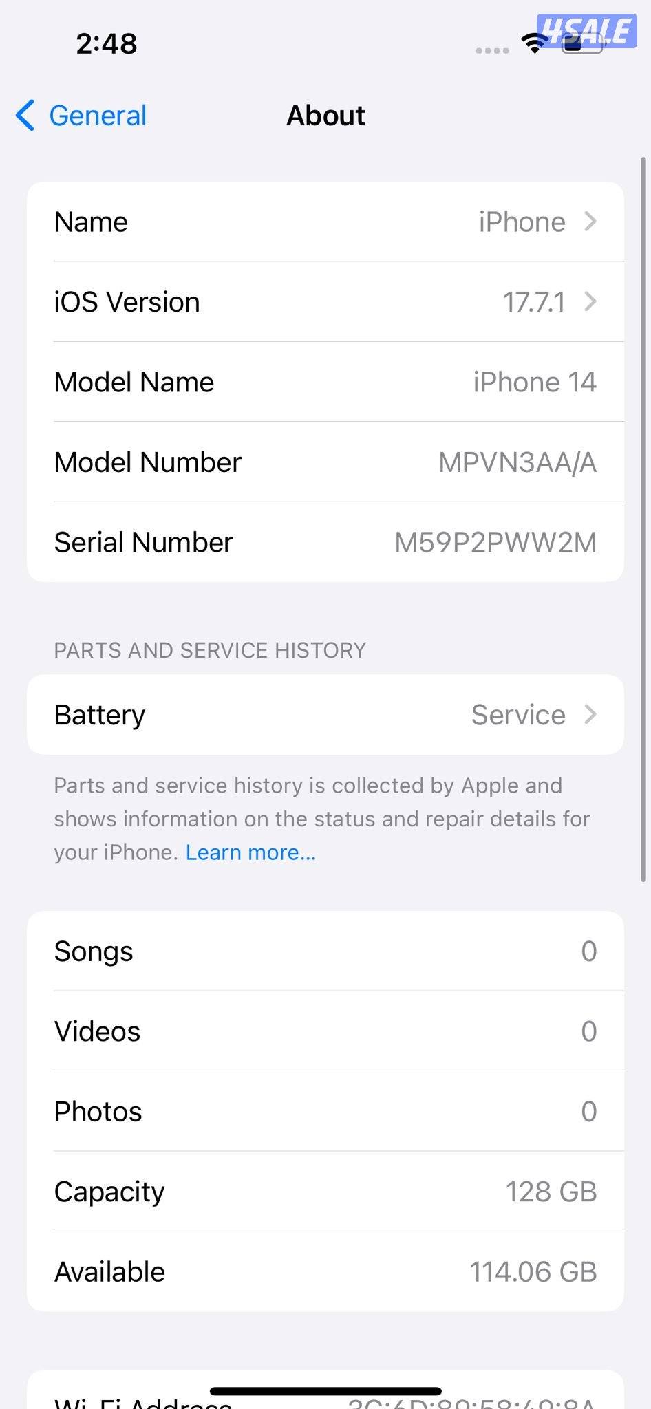 آيفون 14 iPhone 14 128GB Blue6