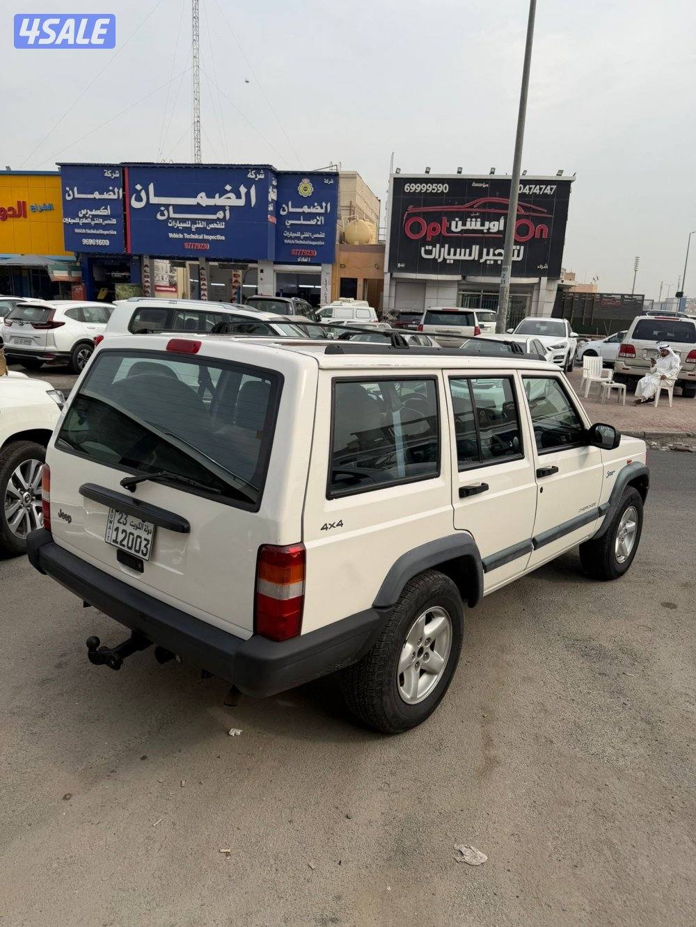 جيب شروكي 1998 الماني بحاله الوكاله عداد 116 الف جير عادي2