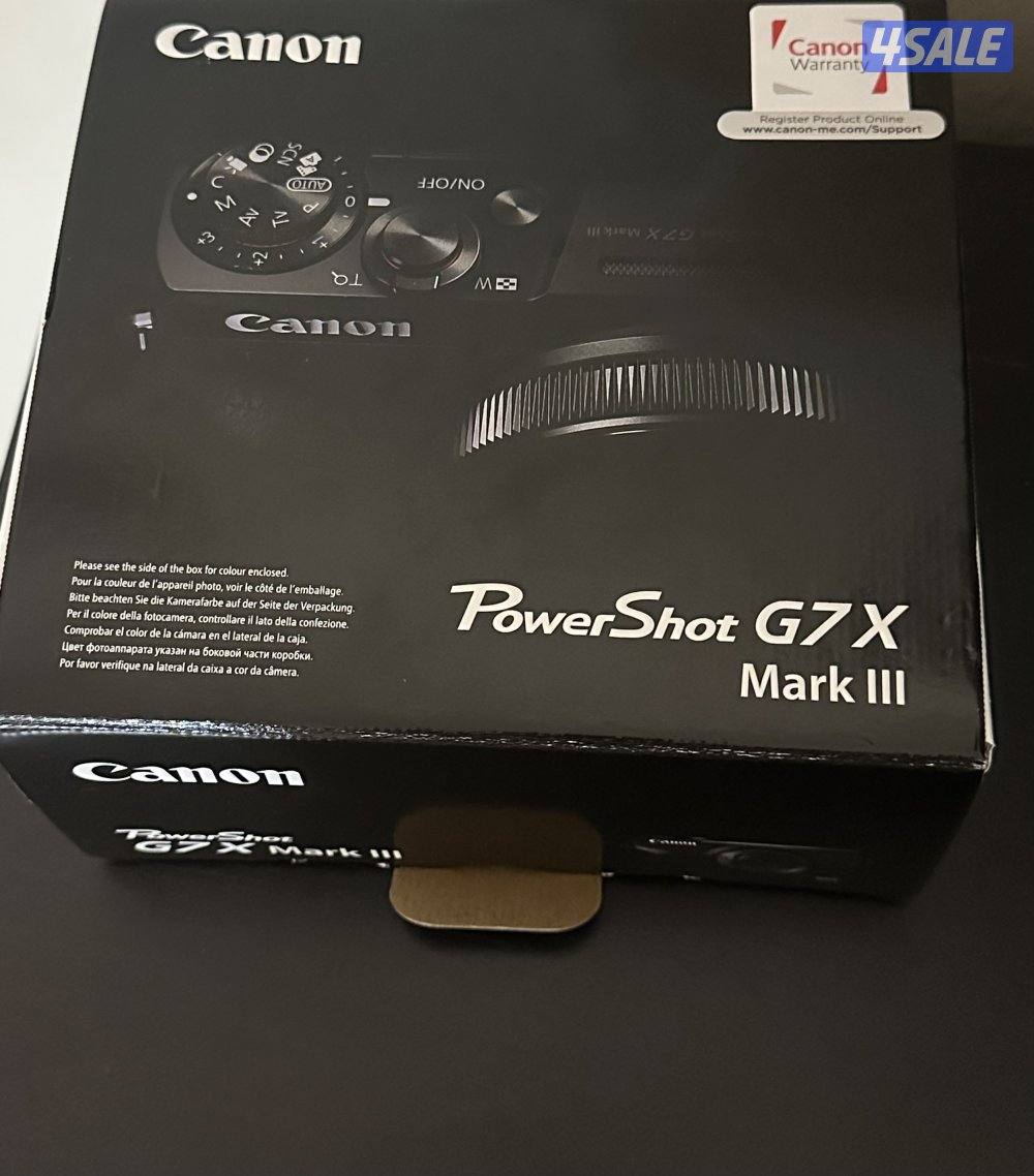 كاميرا كانون g7x m iii جديدة شاشة لمس2