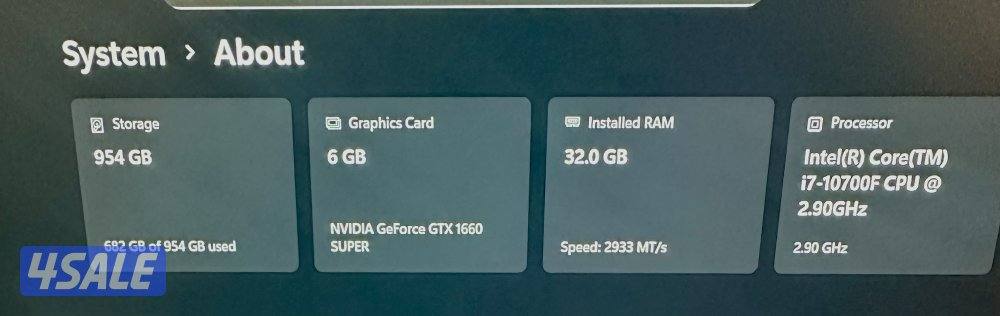 Pc i710thGen 1660 Super1