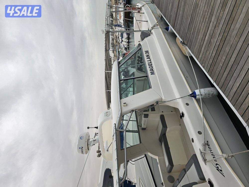 للبيع ماجلان 36 قدم موديل 2010 عليه مكينتين ياماها حجم 250 موديل 20123