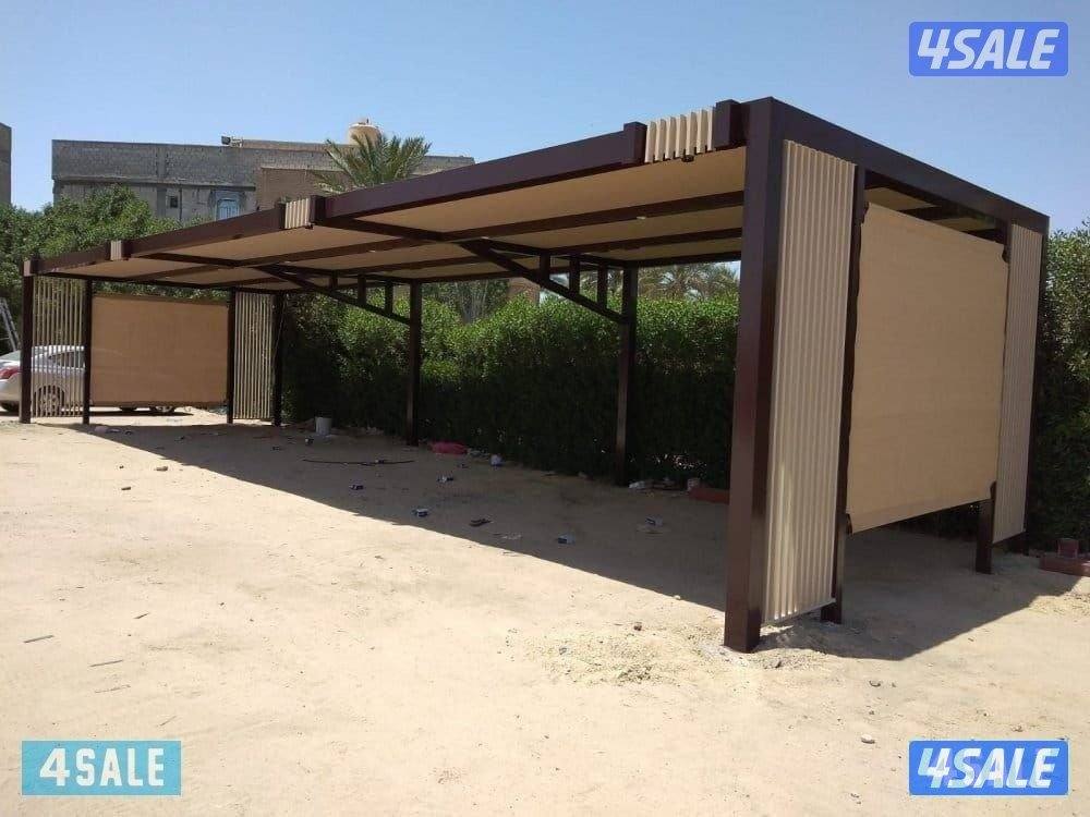 حداد عام مظلات سيارات وتنسيق حدائق ومضلات وثيل صناعي وبديل خشب5