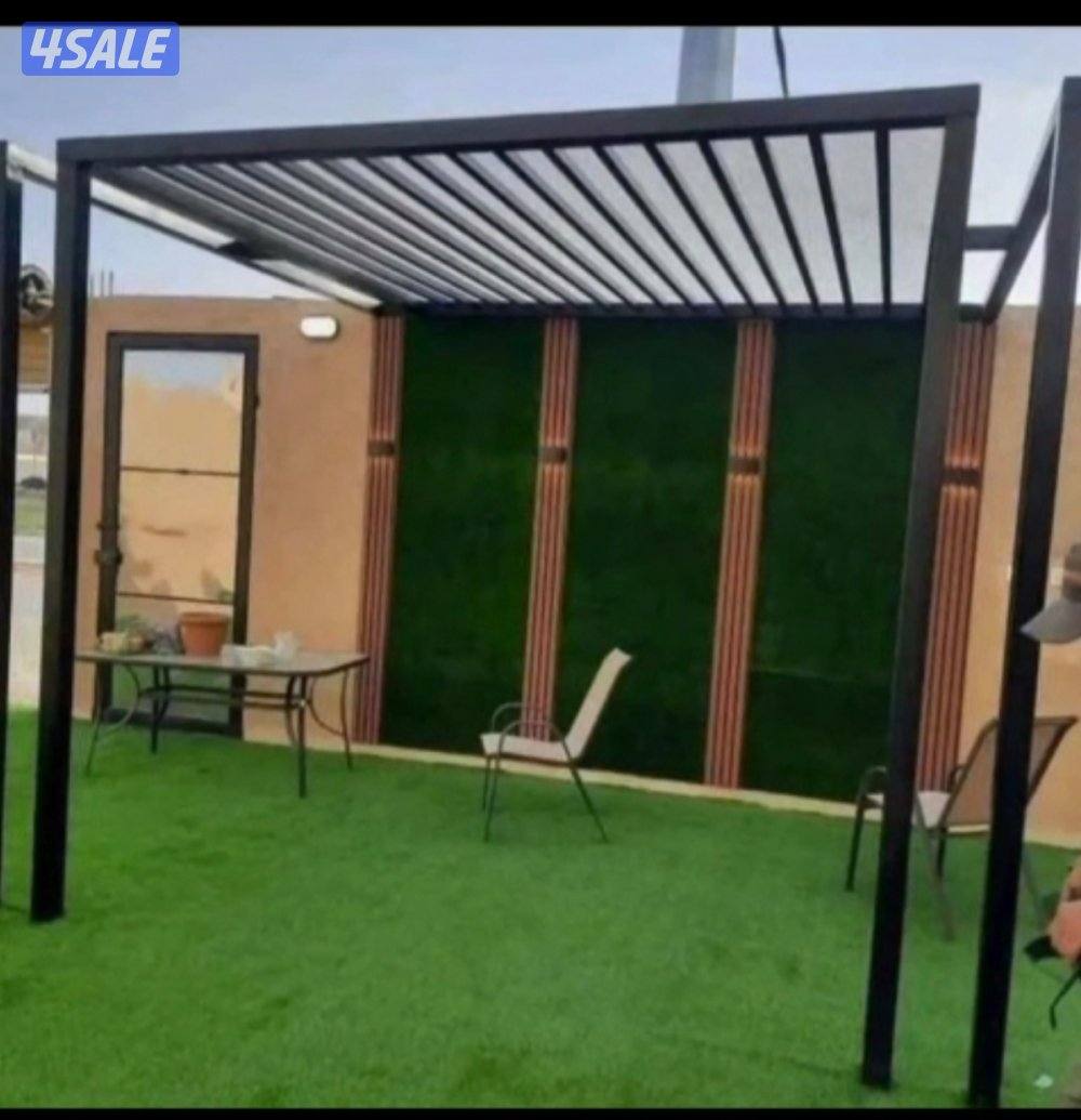 حداد عام مظلات سيارات وتنسيق حدائق ومضلات وثيل صناعي وبديل خشب10