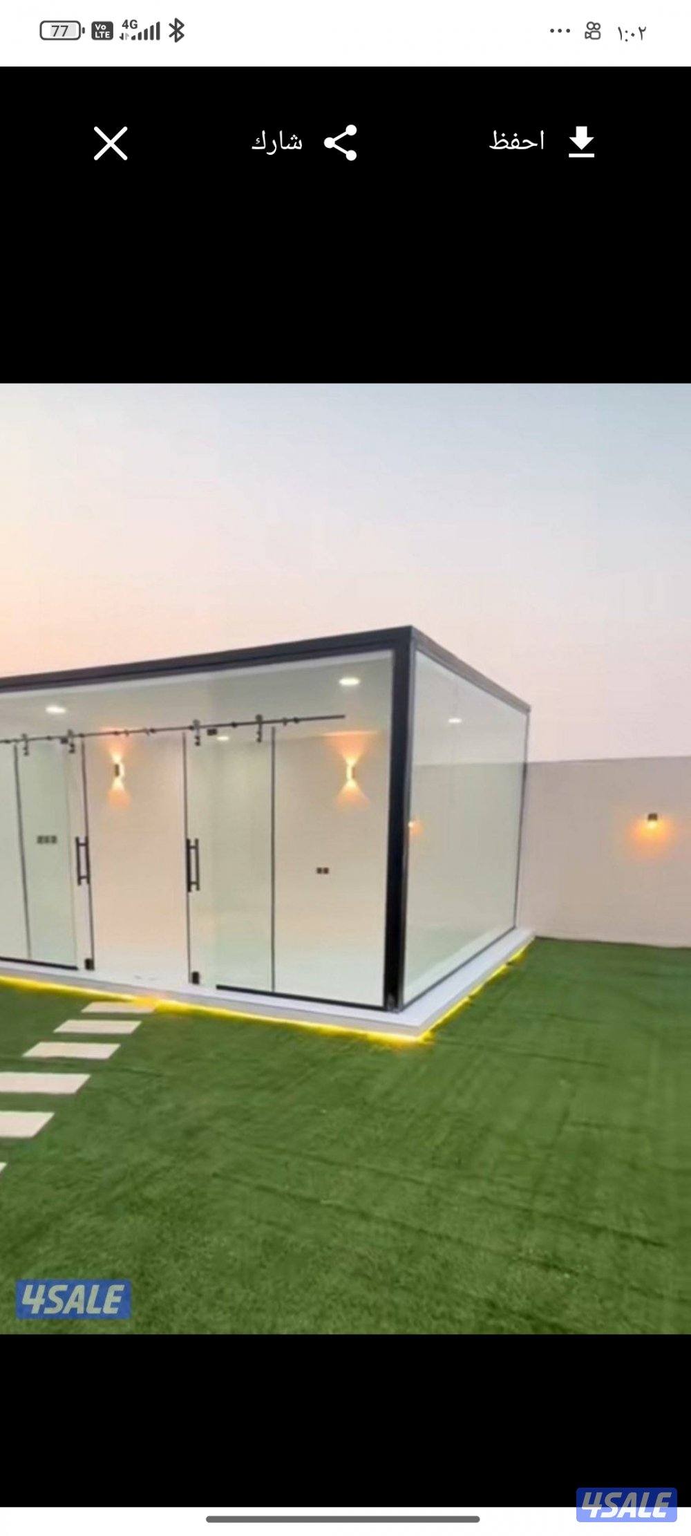 زجاج ومرايا دربزين زجاج شاوربكس درج زجاج بلكونات واجهات زجاج وأبواب وم1