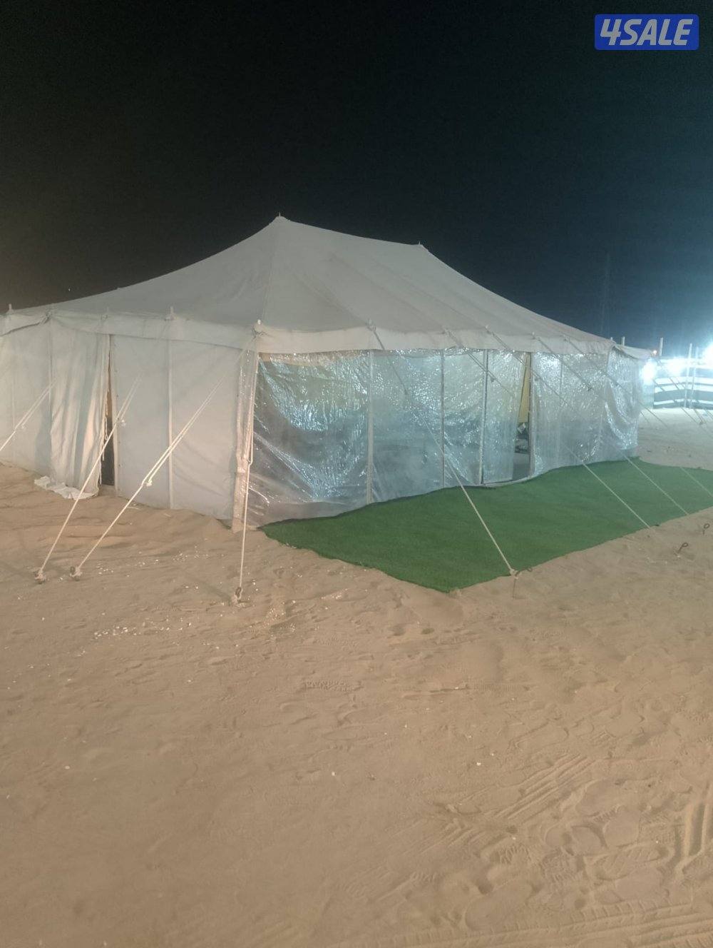 مخيم مبني كامل جاهز جنوب ام الهيمان كهرباء مجانا طول مده الموسم2