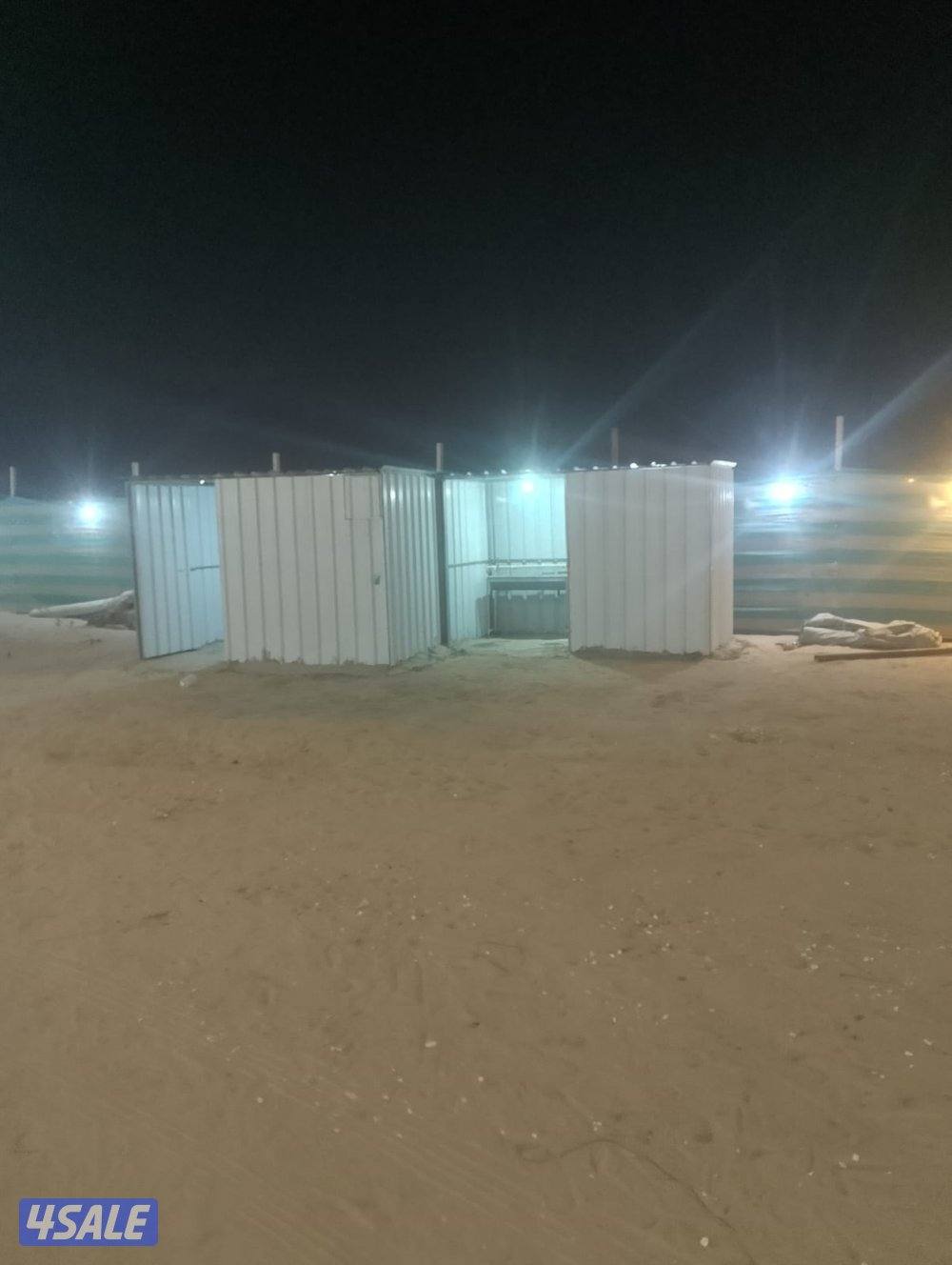 مخيم مبني كامل جاهز جنوب ام الهيمان كهرباء مجانا طول مده الموسم8